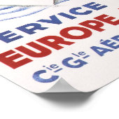 AEROPOSTALE Postal Old Airplane Poster Art Deco (Hoek)