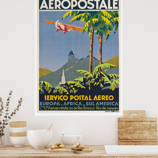 Aeropostale Reis Poster (Keuken)
