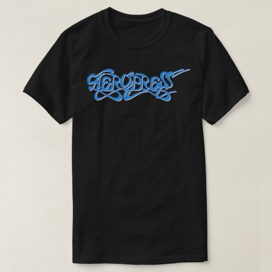 Aeropress Blue Limited edition design T-shirt (Design voorkant)
