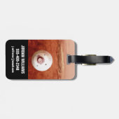 Aeroshell met doorzettingsvermogen Rover daalt naa Bagagelabel (Achterkant horizontaal)