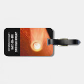 Aeroshell met doorzettingsvermogen Rover daalt naa Bagagelabel (Achterkant horizontaal)