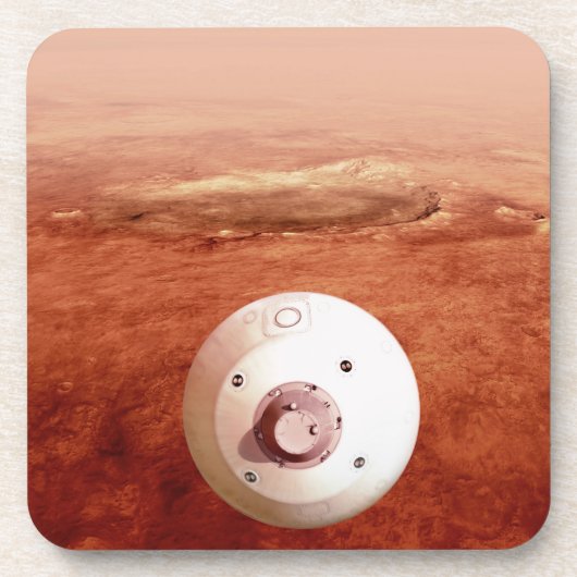 Aeroshell met doorzettingsvermogen Rover daalt naa Bier Onderzetter (Voorkant)