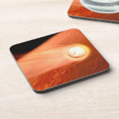 Aeroshell met doorzettingsvermogen Rover daalt naa Bier Onderzetter (Linkerzijde)