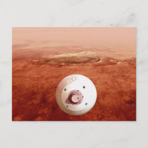 Aeroshell met doorzettingsvermogen Rover daalt naa Briefkaart