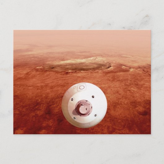 Aeroshell met doorzettingsvermogen Rover daalt naa Briefkaart (Voorkant)