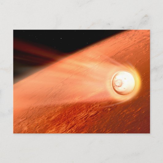 Aeroshell met doorzettingsvermogen Rover daalt naa Briefkaart (Voorkant)