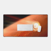 Aeroshell met doorzettingsvermogen Rover daalt naa Bureaumat (Keyboard & Muis)