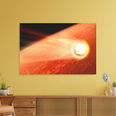 Aeroshell met doorzettingsvermogen Rover daalt naa Canvas Afdruk (Insitu (Woonkamer))