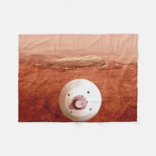 Aeroshell met doorzettingsvermogen Rover daalt naa Fleece Deken (Voorkant (Horizontaal))