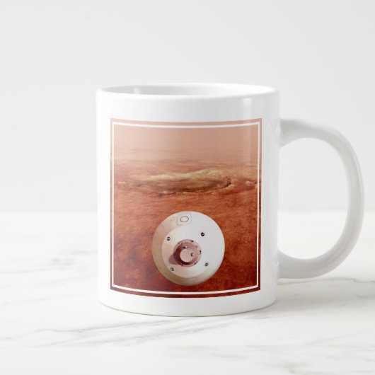 Aeroshell met doorzettingsvermogen Rover daalt naa Grote Koffiekop (Rechts)