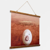 Aeroshell met doorzettingsvermogen Rover daalt naa Hangend Wandkleed (Gebogen)