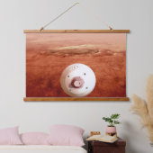 Aeroshell met doorzettingsvermogen Rover daalt naa Hangend Wandkleed (Slaapkamer)