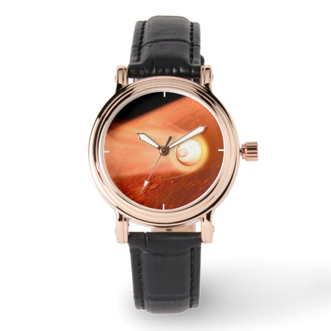 Aeroshell met doorzettingsvermogen Rover daalt naa Horloge (Voorkant)