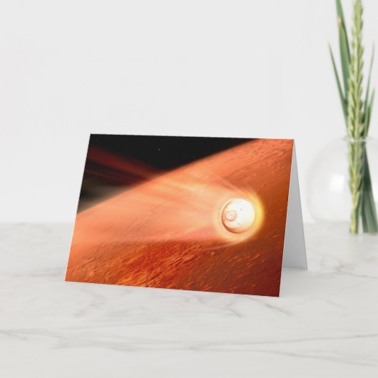 Aeroshell met doorzettingsvermogen Rover daalt naa Kaart (Voorkant)