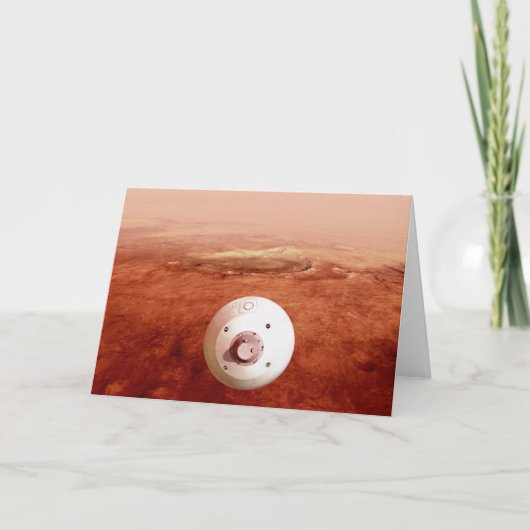 Aeroshell met doorzettingsvermogen Rover daalt naa Kaart (Voorkant)