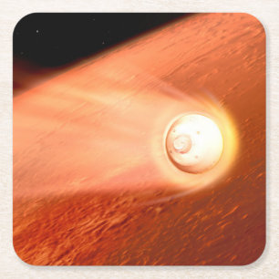 Aeroshell met doorzettingsvermogen Rover daalt naa Kartonnen Onderzetters