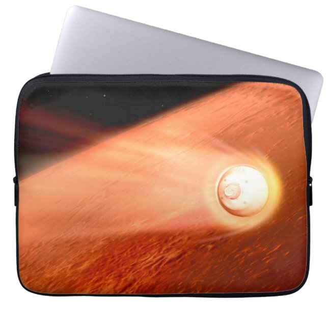 Aeroshell met doorzettingsvermogen Rover daalt naa Laptop Sleeve (Voorkant)