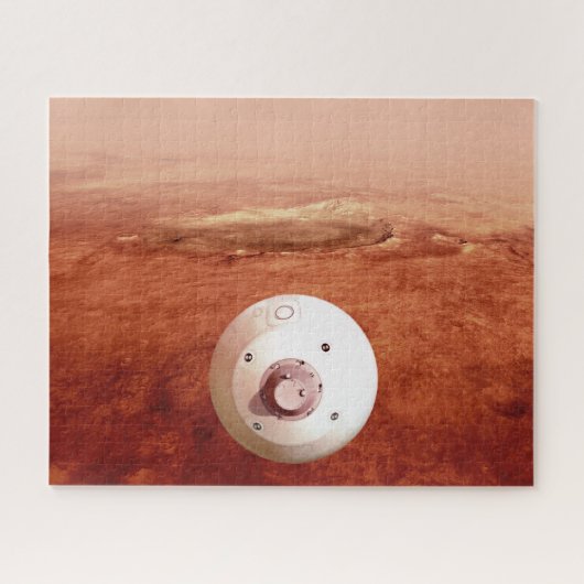 Aeroshell met doorzettingsvermogen Rover daalt naa Legpuzzel (Horizontaal)