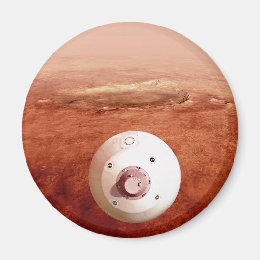 Aeroshell met doorzettingsvermogen Rover daalt naa Magneet (Voorkant)