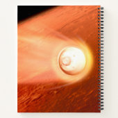 Aeroshell met doorzettingsvermogen Rover daalt naa Notitieboek (Achterkant)