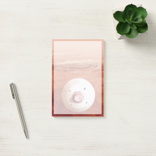 Aeroshell met doorzettingsvermogen Rover daalt naa Post-it® Notes (Kantoor)