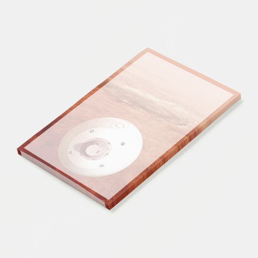 Aeroshell met doorzettingsvermogen Rover daalt naa Post-it® Notes (Schuin)