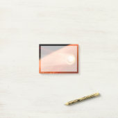 Aeroshell met doorzettingsvermogen Rover daalt naa Post-it® Notes (Op bureau)