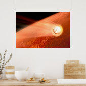 Aeroshell met doorzettingsvermogen Rover daalt naa Poster (Keuken)