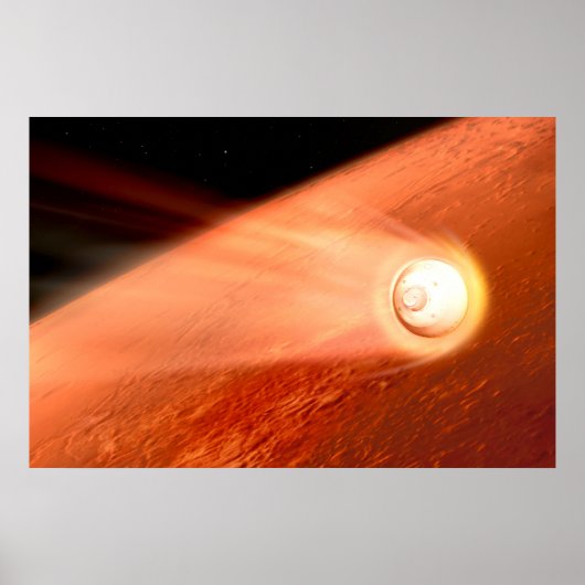 Aeroshell met doorzettingsvermogen Rover daalt naa Poster (Voorkant)