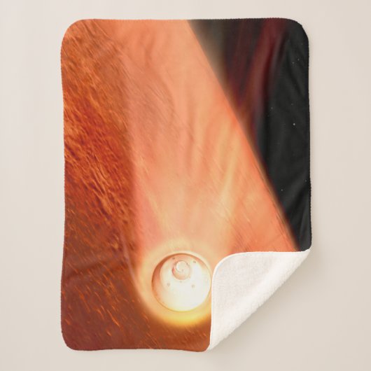 Aeroshell met doorzettingsvermogen Rover daalt naa Sherpa Deken (Voorkant)