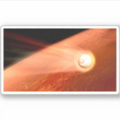 Aeroshell met doorzettingsvermogen Rover daalt naa Sticker (Voorkant)