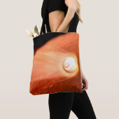 Aeroshell met doorzettingsvermogen Rover daalt naa Tote Bag (Dichtbij)