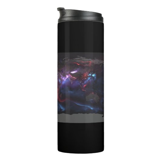 Aerosol Earth Black Carbon, stofdeeltjes, cycloone Thermosbeker (Geroteerd rechts)