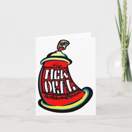 Aerosol New Skateboard Design  Kaart (Voorkant)