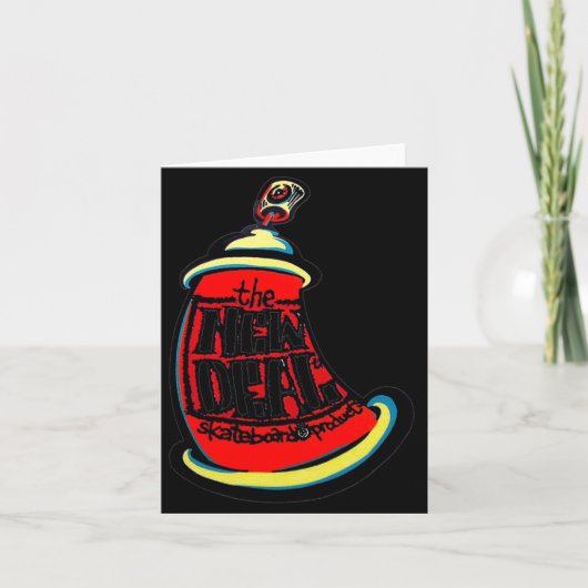 Aerosol New Skateboard Design  Kaart (Voorkant)