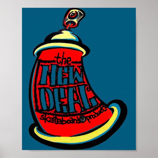 Aerosol New Skateboard Design  Poster (Voorkant)