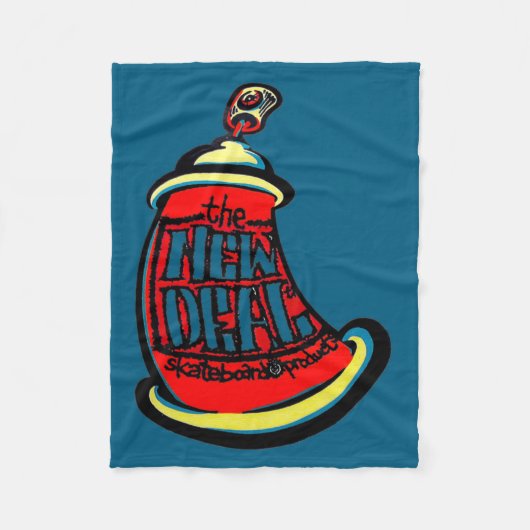 Aerosol nieuw skateboard ontwerp fleece deken (Voorkant)