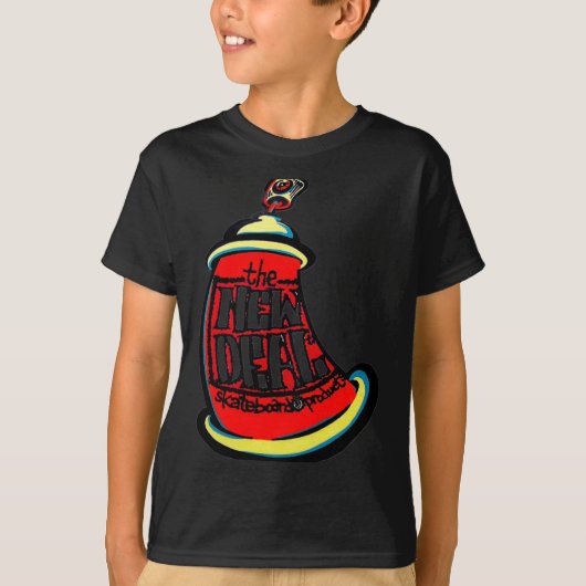 Aerosol Nieuw Skateboard Ontwerp T-shirt (Voorkant)