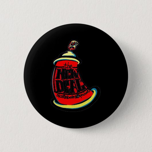 Aerosol Nieuw Skateboardontwerp Ronde Button 5,7 Cm (Voorkant)