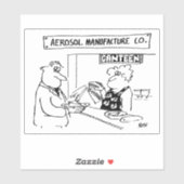 Aerosolfabrikant Canteen Spray-Can Custard Sticker (Vel)