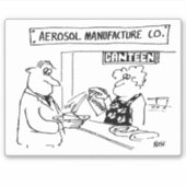 Aerosolfabrikant Canteen Spray-Can Custard Sticker (Voorkant)