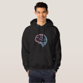 Aerospace Brain Engineering Aeronautical Engineer  Hoodie (Voorkant volledig)