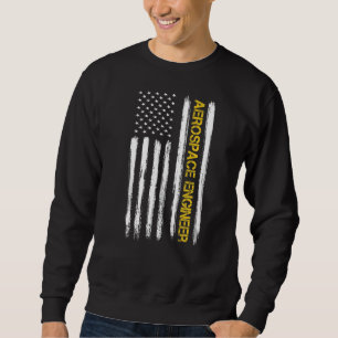 Aerospace Engineer American Flag Engineering Gradu Trui
