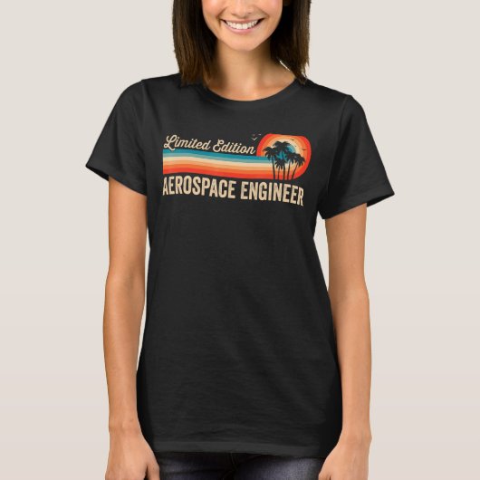 Aerospace Engineer Birthday Retro Mannen pa T-shirt (Voorkant)