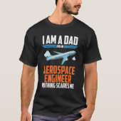 Aerospace Engineer Dad Rocket Engineering Graphi T-shirt (Voorkant)