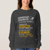 Aerospace Engineer Definition Sweatshirt (Voorkant)