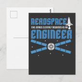 Aerospace Engineer Engineering College Student Briefkaart (Voorkant / Achterkant)