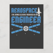 Aerospace Engineer Engineering College Student Briefkaart (Voorkant)