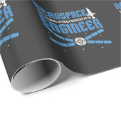 Aerospace Engineer Engineering College Student Cadeaupapier (Rol Hoek)