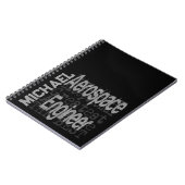 Aerospace Engineer Extraordinaire CUSTOM Notitieboek (Linkerzijde)